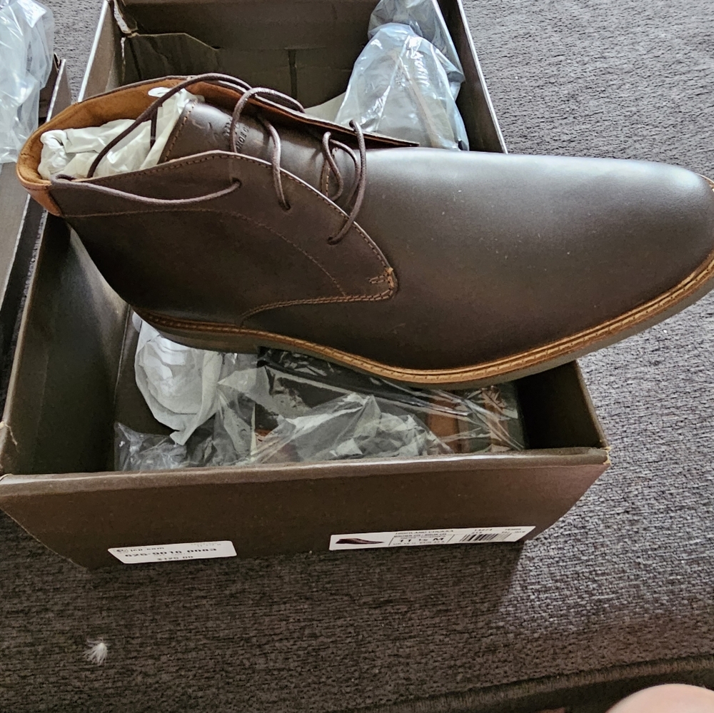 Men's Chukka Boots Leather Upper
